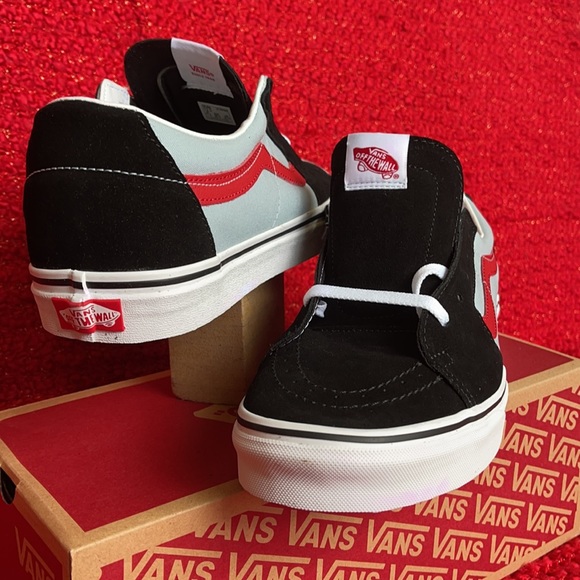 Vans Sk8-Low 2-Tone Black/Winter Sky MENS - Picture 10 of 16